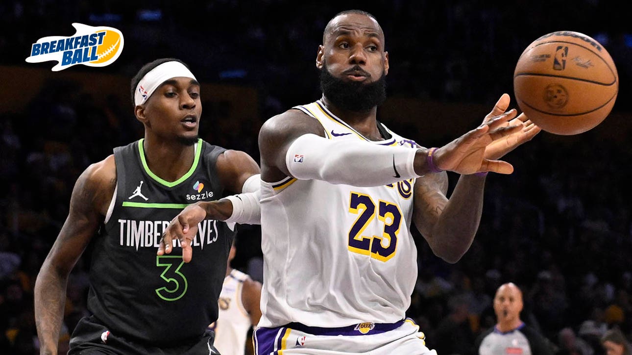 T-Wolves defeat Lakers 117-95 in Game 1, Time for Lakers fans to worry? | Breakfast Ball