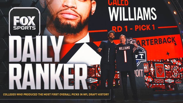 Which colleges have produced the most first overall picks in NFL draft history?
