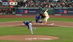 Heliot Ramos hits a little-league home run in the Giants' 3-2 win over Rangers