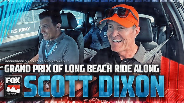 Scott Dixon takes Will Buxton, James Hinchcliffe around the Grand Prix of Long Beach track