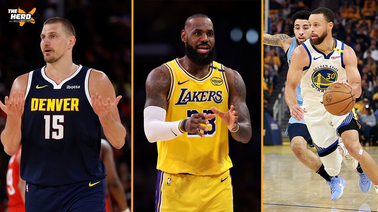 Nikola Jokic, LeBron, Steph Curry highlight Colin's Top 10 players in NBA playoffs | The Herd 