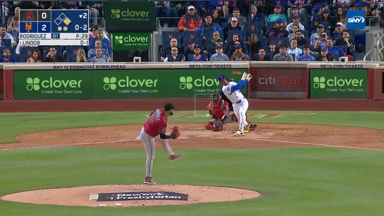 Mets' Francisco Lindor goes yard, belts a two-run homer vs. Diamondbacks